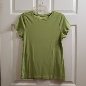 Lime green tee